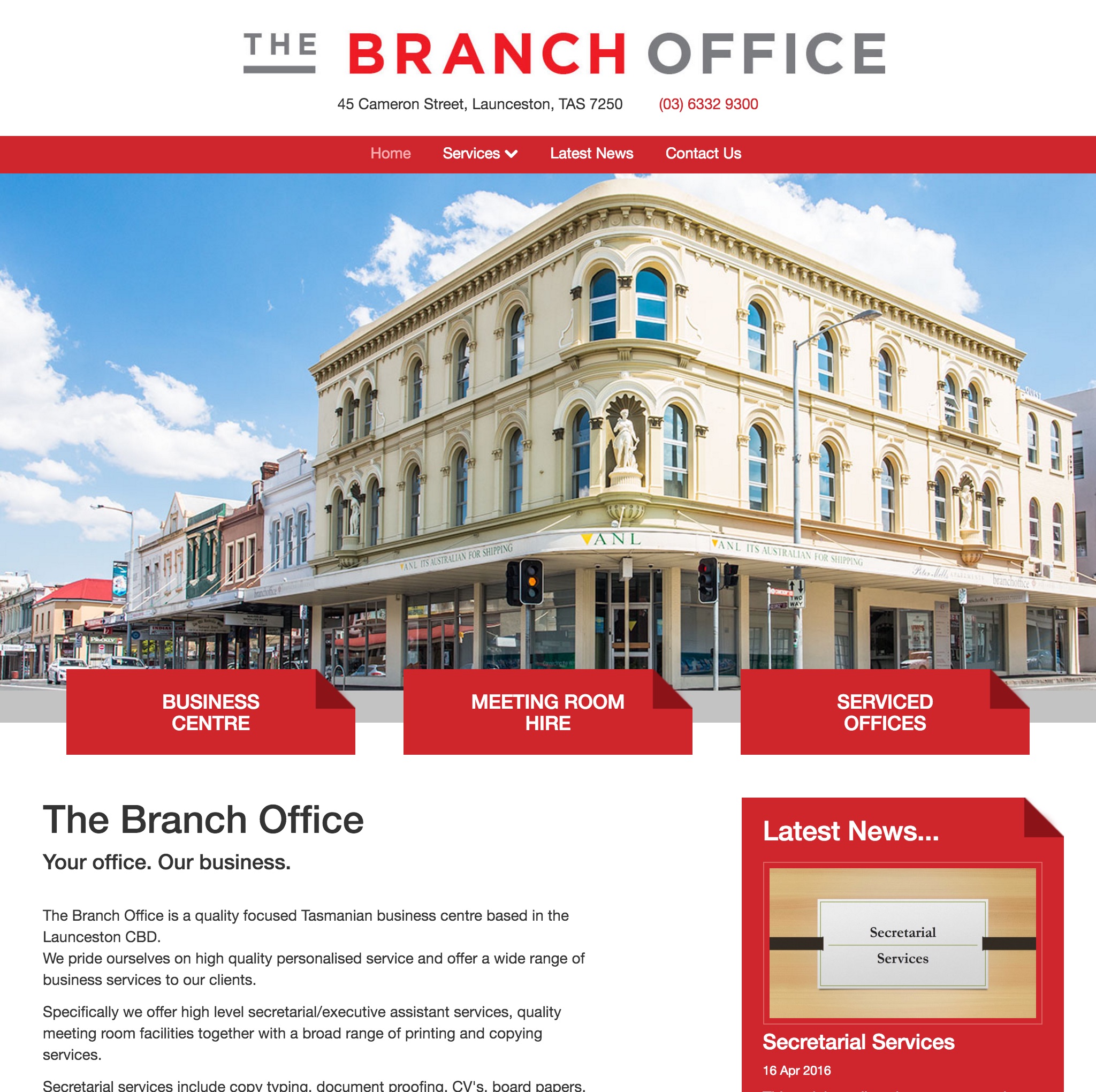 The Branch Office website